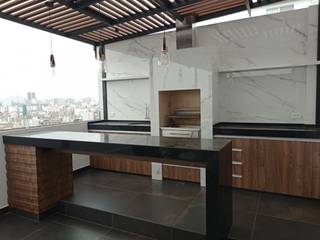 Remodelación de terraza en duplex , Oniria Arquitectura Oniria Arquitectura オリジナルデザインの テラス