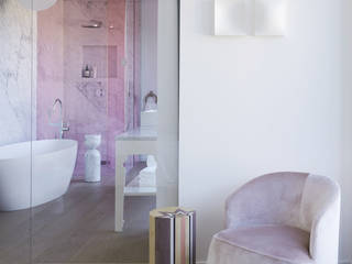 Aménagement raffiné d’une penthouse à Munich, Studio Catoir Studio Catoir Phòng tắm phong cách tối giản
