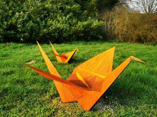 Klare Linien mit Origami Metallskulpturen, Werner Klopfleisch OHG Werner Klopfleisch OHG Garden Accessories & decoration