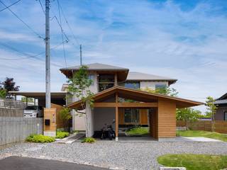 駒新町の家, 神谷建築スタジオ 神谷建築スタジオ Modern houses