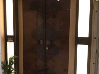 Project at Active acres , Rashi Agarwal Designs Rashi Agarwal Designs Front doors Plywood