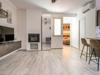 Ristrutturazione appartamento di 45 mq a Massafra, Taranto, Facile Ristrutturare Facile Ristrutturare Modern Living Room