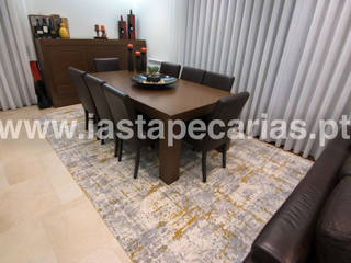 Casa Particular, Vila Nova de Gaia, IAS Tapeçarias IAS Tapeçarias Ruang Makan Modern Tekstil Amber/Gold