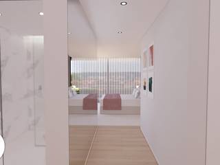 Projeto - Design de Interiores - Suite S, Areabranca Areabranca Quartos modernos