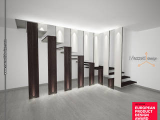 Scala Lamè - progetto vincitore dell'European Product Design Awards, Mezzetti design Mezzetti design Stairs لکڑی Brown