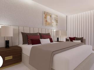 Projeto - Design de Interiores - Suite Principal FR, Areabranca Areabranca Modern Bedroom