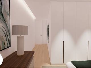 Projeto - Design de Interiores - Suite FR, Areabranca Areabranca Modern style bedroom