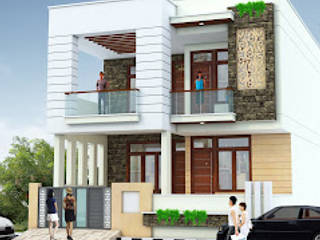 Residential Project, ArchSpace Architects ArchSpace Architects فيلا الطوب