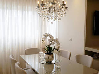 Projeto de interiores residencial, Mariana Oliveira Arquitetura e Interiores Mariana Oliveira Arquitetura e Interiores Classic style dining room