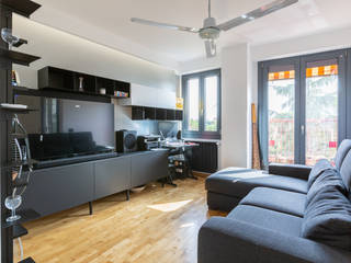 Ristrutturazione appartamento di 85 mq a Roma, zona Casal de’ Pazzi, Facile Ristrutturare Facile Ristrutturare Modern Living Room