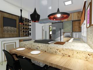 Residência Sergipe, 88 Arquitetura 88 Arquitetura Modern Kitchen