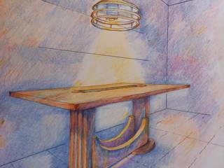 LA TECNICA ARTISTICA DELL'EBANISTERIA, architetto Manfredi architetto Manfredi Classic style dining room Wood Pink Tables