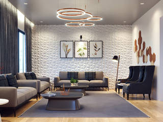Exclusive 3D Modern Interior Rendering, blueribbon 3d animation studio blueribbon 3d animation studio Minimalist living room