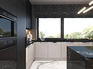 Nowoczesne wnętrza z kontrastem – cz. 1, Ambience. Interior Design Ambience. Interior Design Kitchen