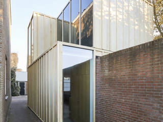 Marcelisstraat woonhuis, Bas Vogelpoel Architecten Bas Vogelpoel Architecten Casas de madera Madera maciza Multicolor