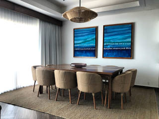 PROYECTO LA PLAYA, Dimaori21 - Interior Design Dimaori21 - Interior Design Mediterranean style dining room