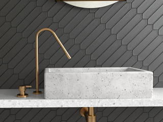 Lanse, Equipe Ceramicas Equipe Ceramicas Modern style bathrooms Tiles Black