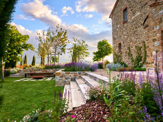 Casale in Val d'Orcia, Fabiano Crociani - Landscape&Gardendesign Fabiano Crociani - Landscape&Gardendesign Rustic style garden