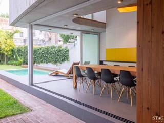 Dependance con piscina, sandra marchesi architetto sandra marchesi architetto مسبح حديقة