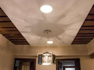 False Ceiling, xpoz interiors xpoz interiors Modern dining room Wood Wood effect