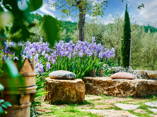 Fienile in Chianti, Fabiano Crociani - Landscape&Gardendesign Fabiano Crociani - Landscape&Gardendesign حديقة