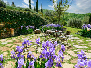 Fienile in Chianti, Fabiano Crociani - Landscape&Gardendesign Fabiano Crociani - Landscape&Gardendesign Jardines de estilo rústico