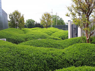 Museo di auto in Val di Chiana, Fabiano Crociani - Landscape&Gardendesign Fabiano Crociani - Landscape&Gardendesign Nowoczesny ogród