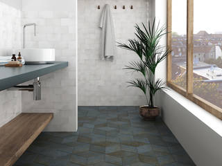 Porcelain tiles for your home , Equipe Ceramicas Equipe Ceramicas Phòng tắm phong cách Bắc Âu Gạch ốp lát