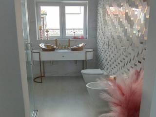 sala de banho, Melissa vilar Melissa vilar Modern bathroom ٹائلیں