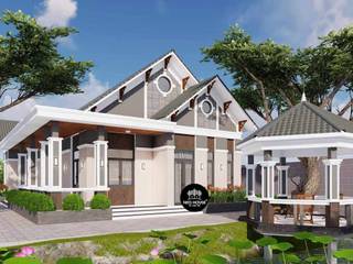 Mẫu biệt thự nhà vườn 1 tầng đẹp 11x18m tại Thanh Hóa, NEOHouse NEOHouse