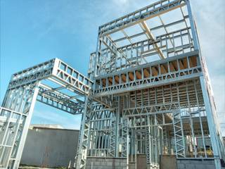 Residência em Light Steel Frame em São José dos Campos, Engenharia expressa Engenharia expressa Modern Houses Iron/Steel