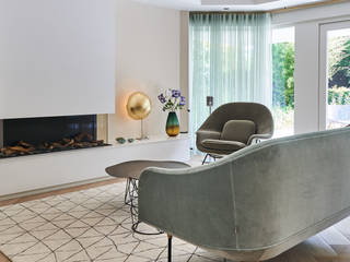 Villa Bergen, MaeN interiors MaeN interiors Eklektyczny salon