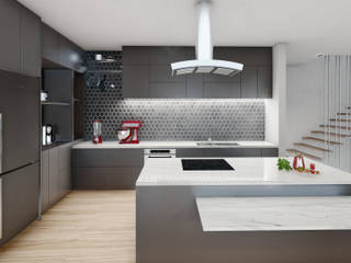 Figueira da Foz | Habitação Unifamiliar, Escala Absoluta Escala Absoluta Modern kitchen