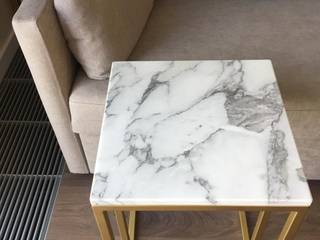 Столик мраморный приставной , Newforge-msk Newforge-msk Living room Marble