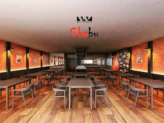 ร้านอาหาร, walkinterior design walkinterior design Vườn nội thất Gạch