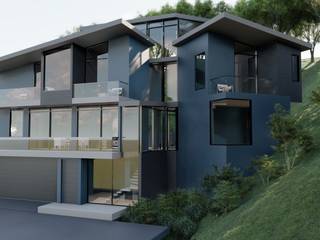 VIVIENDA PORTON, G2 ESTUDIO G2 ESTUDIO 度假別墅 強化水泥