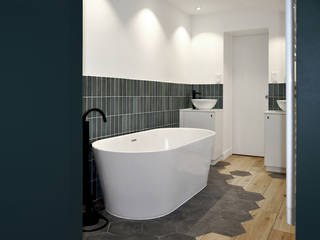 Maison A.J., Ophélie Dohy architecte d'intérieur Ophélie Dohy architecte d'intérieur Salle de bain moderne