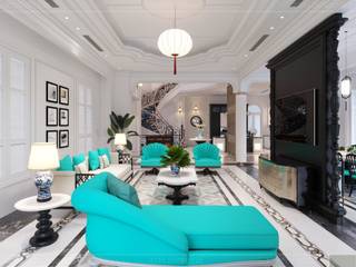 PHONG CÁCH ART DECO x INDOCHINE, CÔNG TY CP THIẾT KẾ NỘI THẤT ICON CÔNG TY CP THIẾT KẾ NỘI THẤT ICON Living room