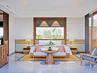 Adiwana Suweta, Putri Bali Design (PBD) Putri Bali Design (PBD) Tropical style bedroom Wood Brown
