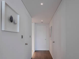 평동 경희궁자이 아파트 34평 인테리어 리모델링, studio FOAM Architects studio FOAM Architects Modern corridor, hallway & stairs