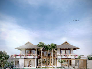 Gapura Vista Pandawa, Putri Bali Design (PBD) Putri Bali Design (PBD) Rumah Tropis Kayu Brown