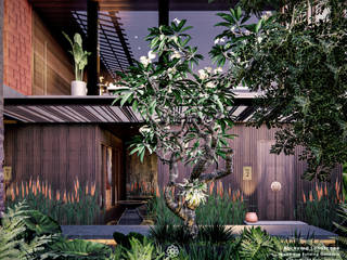 Mixed-Use Building Gandaria, Putri Bali Design (PBD) Putri Bali Design (PBD) Commercial spaces Kayu Brown