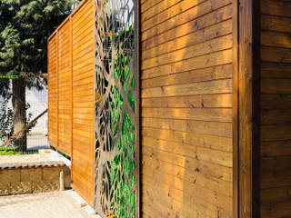 AKSA AKRİLİK KİMYA SANAYİ Kantin bölgesi , konseptDE Peyzaj Fidancılık Tic. Ltd. Şti. konseptDE Peyzaj Fidancılık Tic. Ltd. Şti. Modern style gardens Wood Wood effect