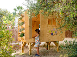 La Cabaña que tus Hijos necesitan en el Jardín, MuDD architects MuDD architects منزل جاهز للتركيب