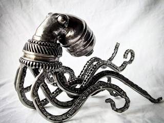 Steampunk metal octopus, saweldart saweldart Otros espacios Hierro/Acero