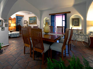 Casa Callejón, BCA Taller de Diseño BCA Taller de Diseño Colonial style dining room Wood effect