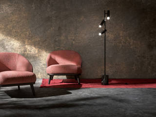 Poltroncine-UN TOCCO DI COLORE -, L&M design di Cinzia Marelli L&M design di Cinzia Marelli モダンデザインの リビング