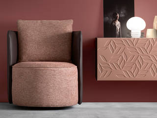 Poltroncine-UN TOCCO DI COLORE -, L&M design di Marelli Cinzia L&M design di Marelli Cinzia Modern Dressing Room Pink