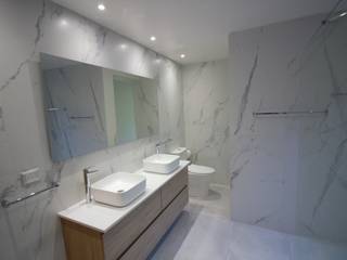 Remodelación baño casa Colina, Arquitectura y Oficios Arquitectura y Oficios モダンスタイルの お風呂