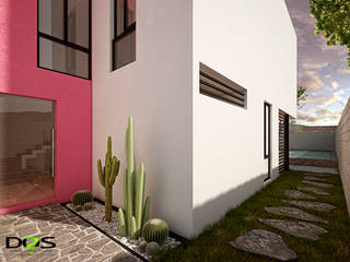 CASA MX, DOS Arquitectura y construcción DOS Arquitectura y construcción 現代房屋設計點子、靈感 & 圖片